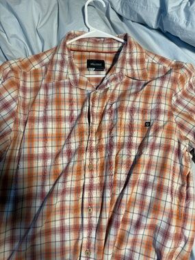 Marmot short sleeve shirt button down shirt